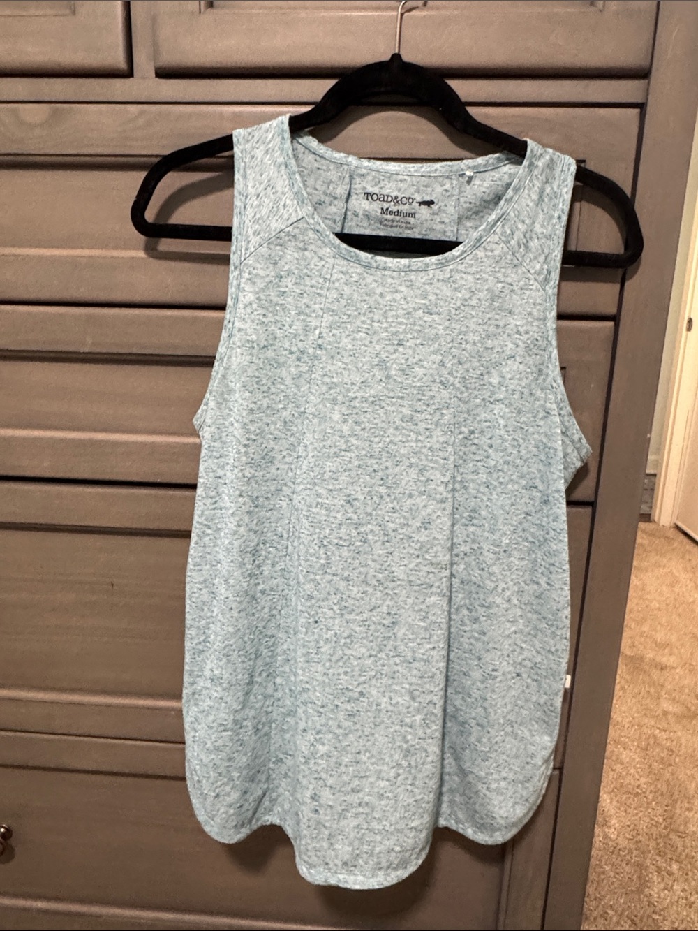 Toad&Co Heathered Light Blue Women's Tank